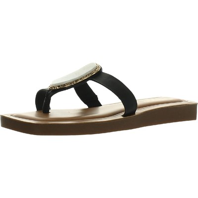 Женские капри Franco Sarto, черные босоножки-стринги, размер 8,5, средний (B,M) BHFO 3123