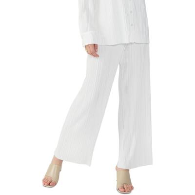 Sanctuary Womens White Textured Slip On Casual Ankle Pants S BHFO 7288