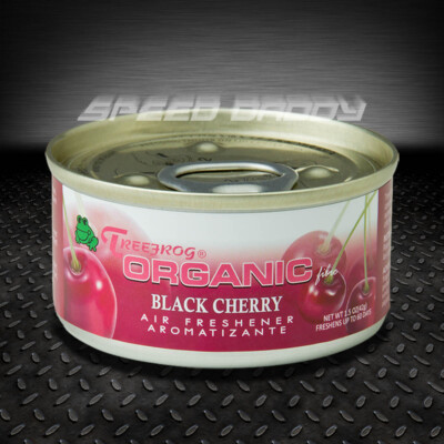 ОСВЕЖИТЕЛЬ ВОЗДУХА TREEFROG ORGANIC BLACK CHERRY С АРОМАТОМ ЧЕРНОЙ ВИШНИ ДЛЯ АВТОМОБИЛЯ/АВТО/ГРУЗОВИКА/ДОМА/ ОФИСА