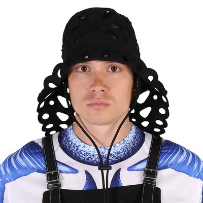 Pre-owned Burberry Black Fisherman Soft Bucket Hat