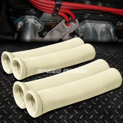 X4 6SPARK PLUG WIRE BOOT ВЫСОКОТЕМПЕРАТУРНЫЙ ЗАЩИТНЫЙ ЧЕХОЛ ДЛЯ БОТИНОК / ЗАЩИТА / ОБЕРТКА БЕЛЫЙ