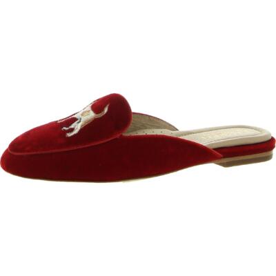 

Женские бархатные шлепанцы без задника Lauren Ralph Lauren Aliana Dogs BHFO 9577, Aliana Dogs