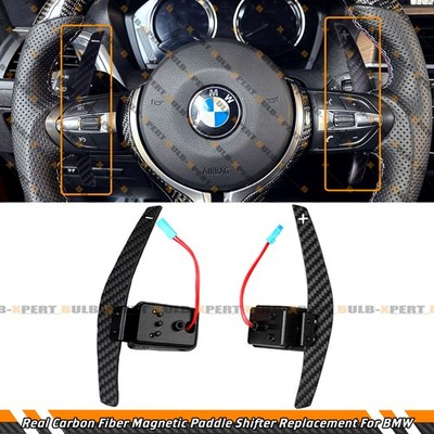 For BMW F30 F32 F87 F80 F82 V2 Carbon Fiber Replacement Magnetic Paddle Shifter