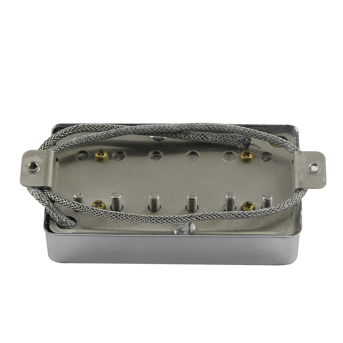 FLEOR Alnico 5 Humbucker SG LP Guitar Pickup Neck / Bridge Pickup Chrome Cover