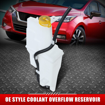 ДЛЯ 12-19 NISSAN VERSA OE STYLE ПЕРЕЛИВНОЙ БАЧОК ОХЛАЖДАЮЩЕЙ ЖИДКОСТИ В СТИЛЕ OE + КРЫШКА + ШЛАНГ