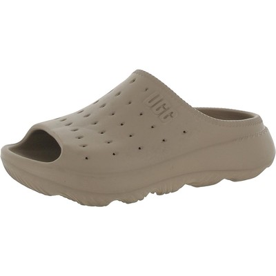 Женские шлепанцы Ugg Bhfo бежевого цвета на однотонной подошве, 9 средних размеров (B,M) BHFO 7571