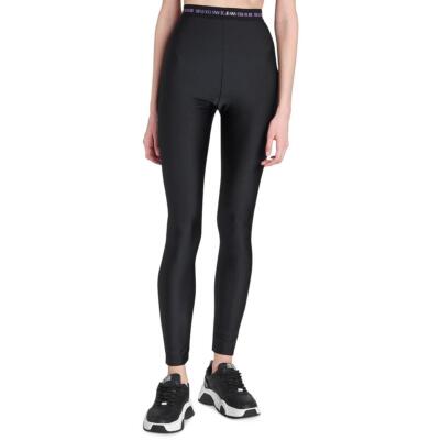 

Versace Jeans Couture Womens Sumatra Shiny Fitness Athletic Leggings BHFO 1144, Черный