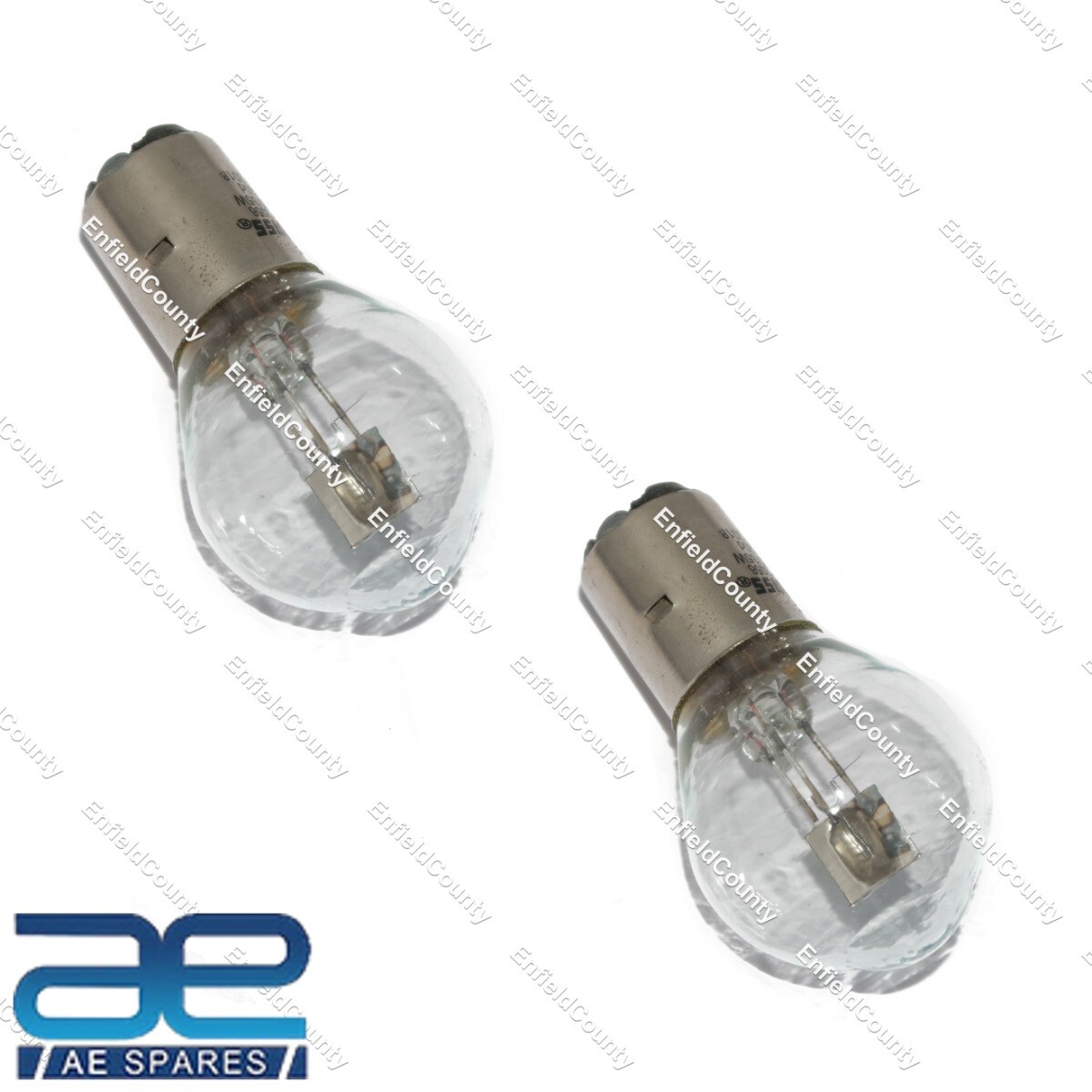 Vespa PX LML Head Light Bulb With Shield 2 Unit 12V 35/35W Star Stella  