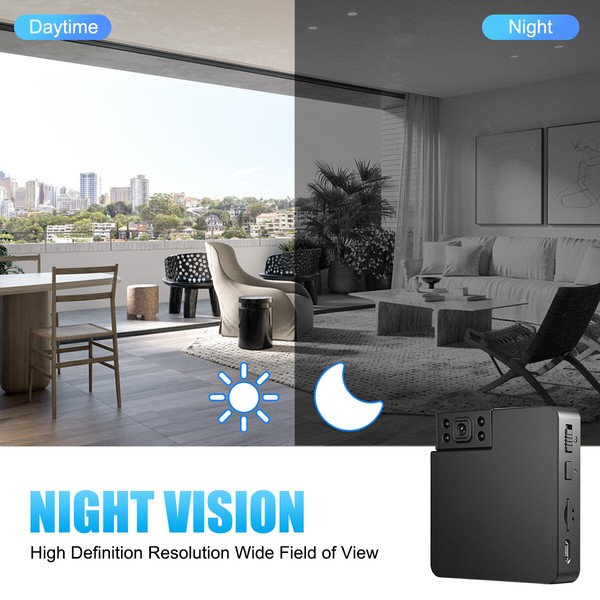 2024 New!!! Smart Mini Spy Wireless WiFi Camera Home Security 1080P HD Night Cam - Image 3