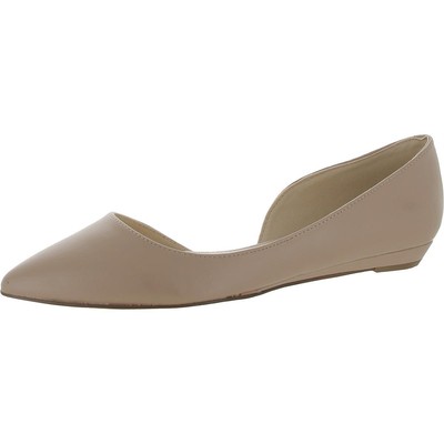 Женские слипоны Nine West Saige бежевого цвета без шнуровки DOrsay 9.5 Medium (B,M) BHFO 9832