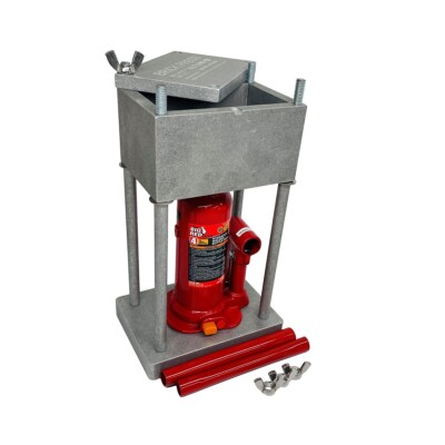 AUTUMN Brick Press Machine, 4-Ton Capacity, 5 IN x 3 IN brick size - Made in USA