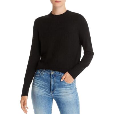 Equipment Femme Womens Black Cashmere Crewneck Pullover Sweater Top XS BHFO 1581