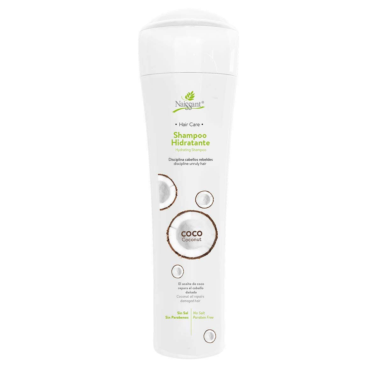 Naissant Professional Coconut Oil Line of Hydrating Hair Shampoo, Mask and Oil