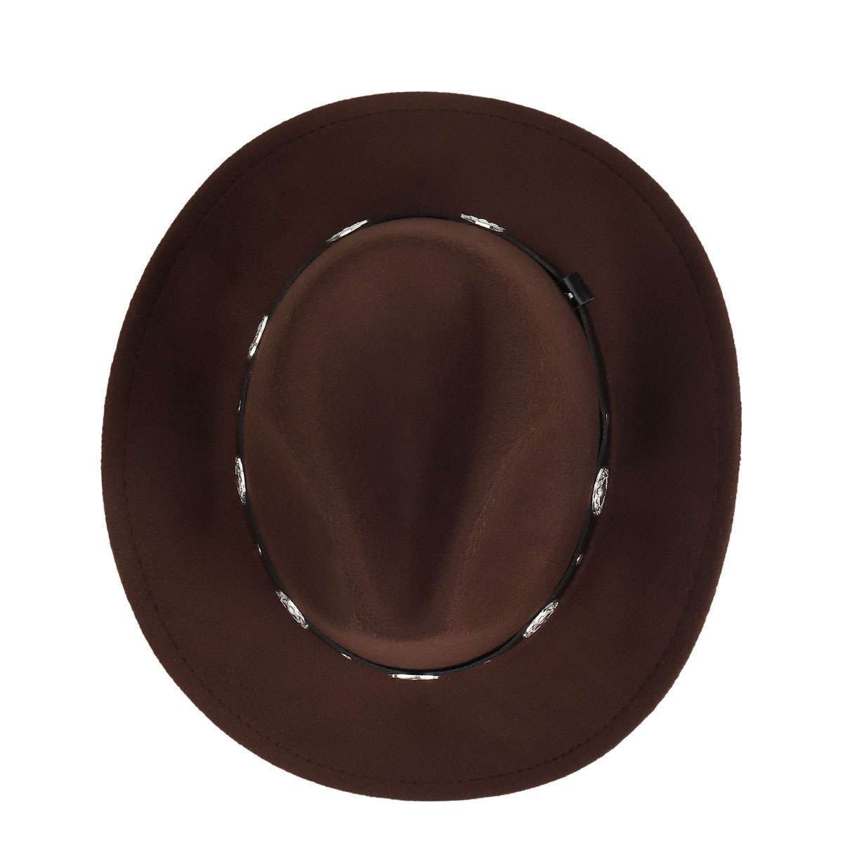 Wide Brim Hat Fedora Panama Western Cowboy Girl Hat Casual Cap For Men Womens