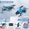 VATOS RC Helicopter 2.4G, All in 1 Remote Control Helicopter Super Function 360° Flip, Obstacle Avoidance, Altitude Hold, One Key take Off/Landing, RC Plane Toy Gifts for Kids Adults