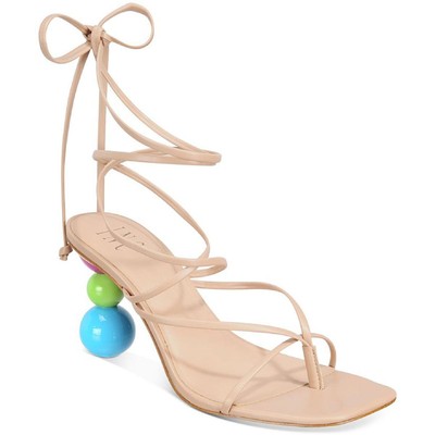 

Женские босоножки INC Lillias из искусственной кожи с ремешками на щиколотке BHFO 5139, Dark almond sm, Lillias