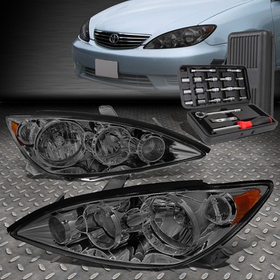 ДЛЯ 05-06 TOYOTA CAMRY ДЫМЧАТЫЙ КОРПУС ЯНТАРНОЙ УГЛОВОЙ ФАРЫ ГОЛОВНОГО ФОНАРЯ + НАБОР ИНСТРУМЕНТОВ