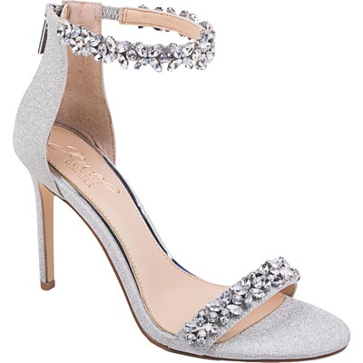 

Jewel Badgley Mischka женские вечерние сандалии Ramira с блестками обувь BHFO 8447, Ramira