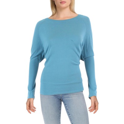 

Eileen Fisher Женская вязаная рубашка с круглым вырезом и длинными рукавами BHFO 7467