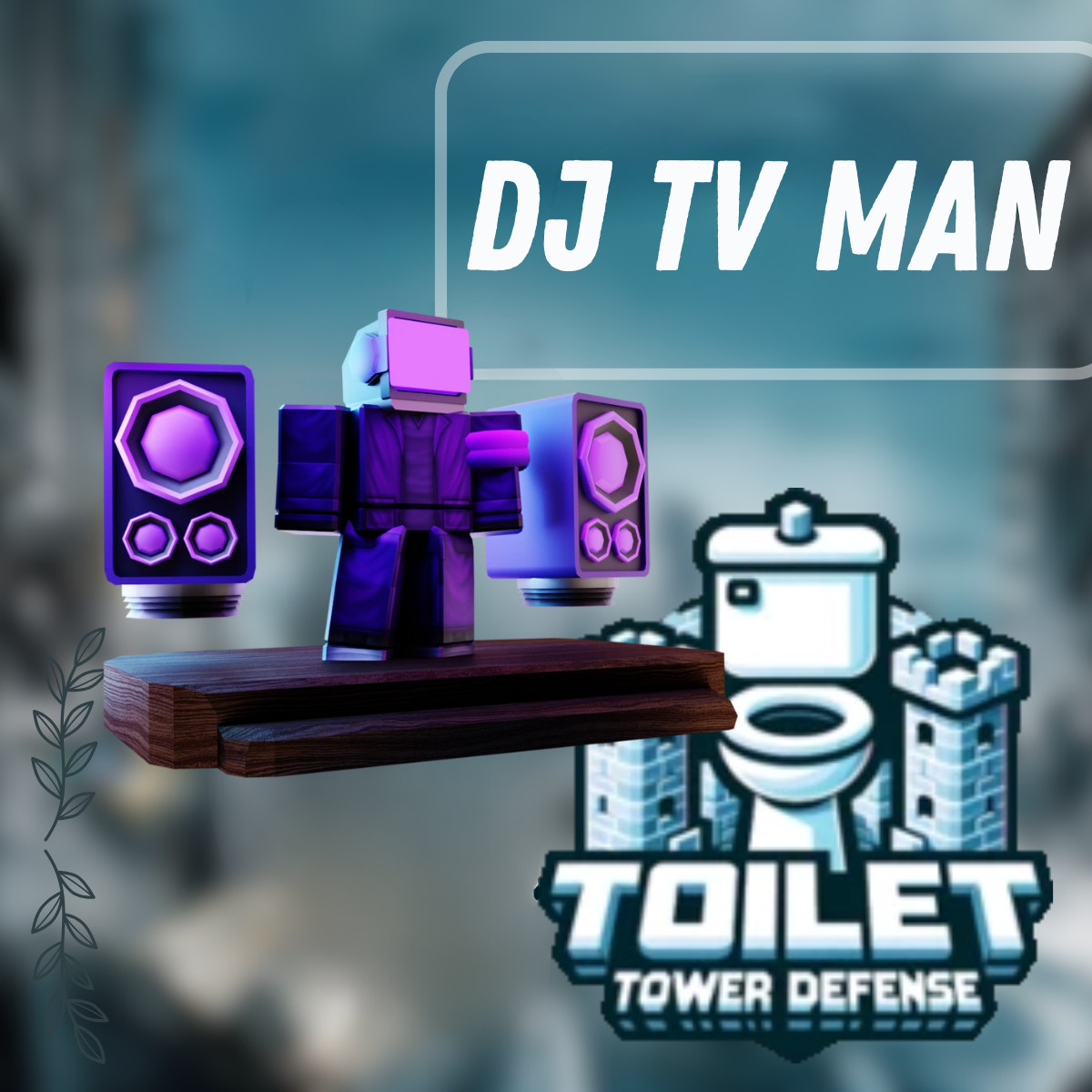 Toilet Tower Defense TTD Dj Tv Man ⭐ Fast Send ⭐