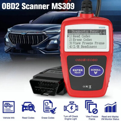 MS309 OBD2 CAN OBDII Auto Car Code Reader Diagnostic Scanner Tool