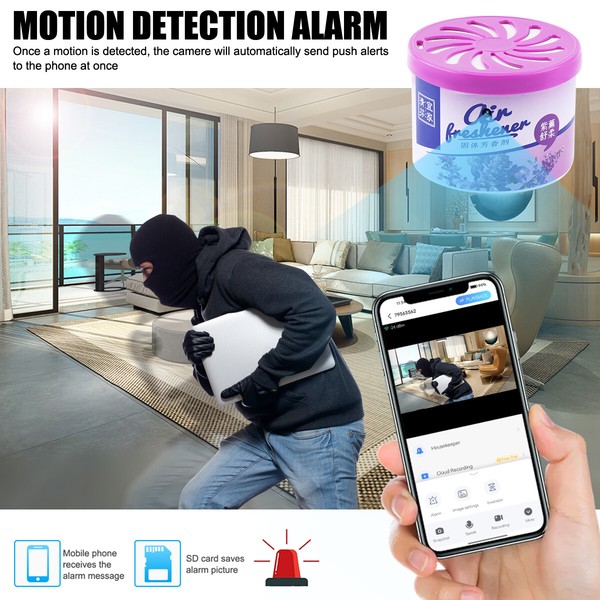 1080P FHD Mini Wireless Hidden Camera 2.4G WiFi IP Home Security Cam Recorder - Image 5