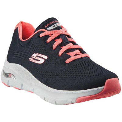 

Skechers Womens Arch Fit-Big Appeal Темно-синие кроссовки 7 Medium (B,M) BHFO 3772, Navy/coral