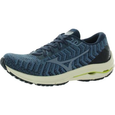 Мужские кроссовки Mizuno Wave Rider 24 Waveknit Blue 7 Medium (D) BHFO 4038