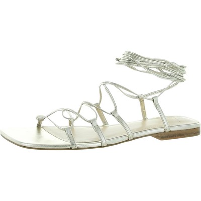 

Marc Fisher Womens Mahalia Gold Flat Sandals Shoes 7.5 Medium (B,M) BHFO 4564, Золотой