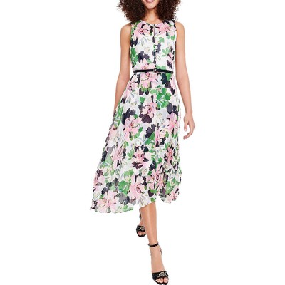 

Женское платье миди до середины икры с цветочным принтом Tommy Hilfiger BHFO 5507, Ivory bloom