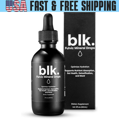 PH 8+ Mineral Alkaline Water Drops Electrolyte w/ Fulvic and Amino Acids, 2Oz.