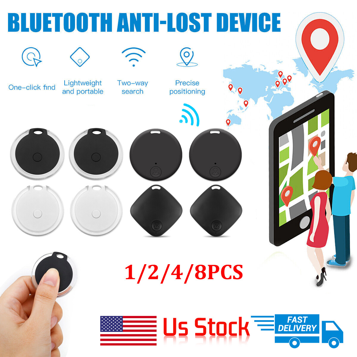 Mini Dog Cat Pet Waterproof GPS Locator Tracker Tracking Anti-Lost Device Tools