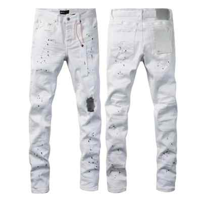 Purples jeans distressed Repair Low Rise Skinny Denim brand pants