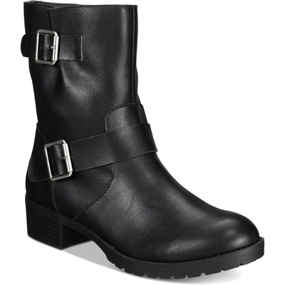 

Женские однотонные ботильоны Style - Co., черные, с пряжкой, размер 5, средний (B,M) BHFO 3652, Черный