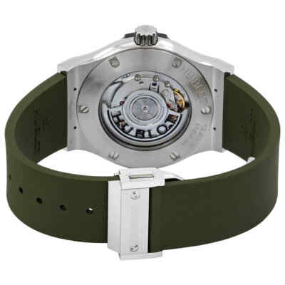 Pre-owned Hublot Classic Fusion Automatic Green Dial Men's Watch 542.nx.8970.rx