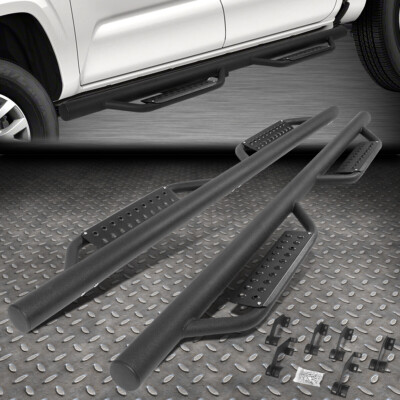 ДЛЯ 2005-2021 TACOMA DOUBLE CAB ROUND BAR SIDE STEP NERF BAR БЕГОВЫЕ ДОСКИ