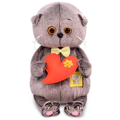 BUDI BASA BB-096 The Cat Basik Scottish Fold, Premium Designer Plush Toy, 8''