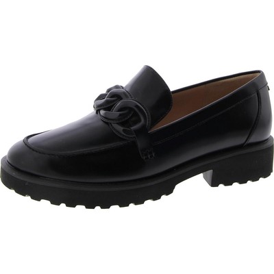 Женские черные мокасины Cole Haan из искусственной кожи с круглым носком 7 размера (B,M) BHFO 1890