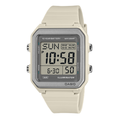 CASIO Collection STANDARD Watch W-221H-8AJF White Silver 38mm From Japan NEW