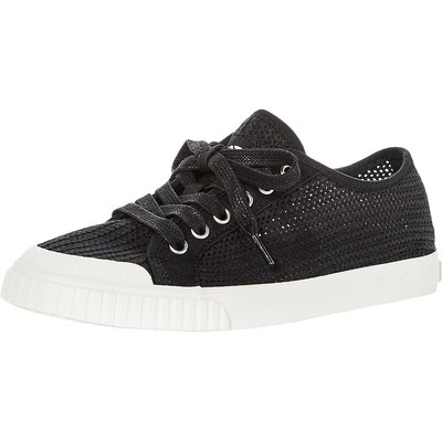 

Черные модные кроссовки Tretorn Tournament Net 5 Medium (B,M) BHFO 8207, Black/black/tretorn white