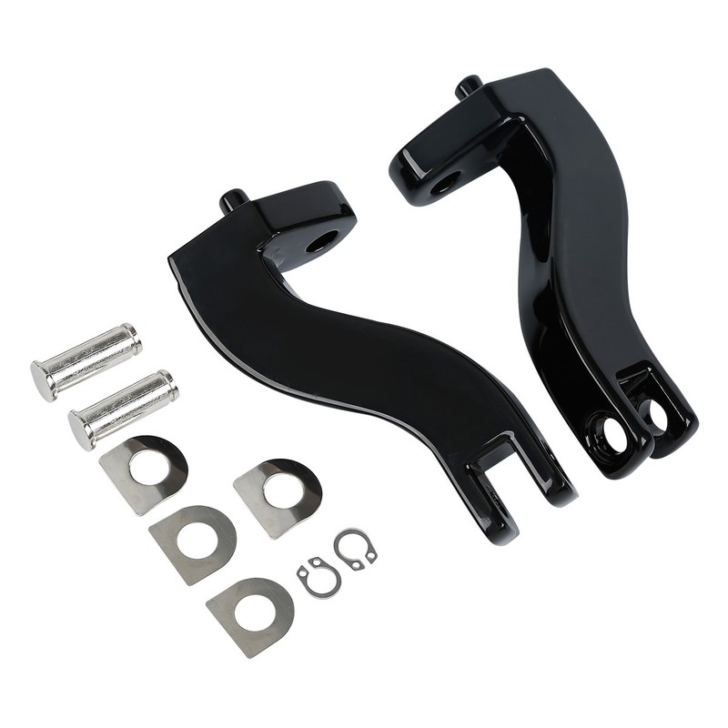 Passenger Foot Peg Mount Kit For Harley Touring Street Glide Road King 1993-2023