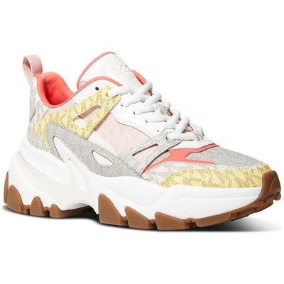 

Женские кожаные спортивные кроссовки на шнуровке Michael Kors Nick Grey 10, Multi, Nick Trainer