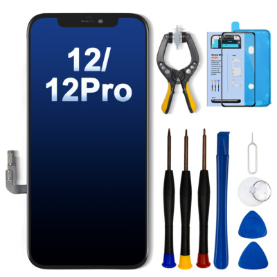 For iPhone 12 / 12 Pro Screen Replacement  LCD Display Touch Digitizer Assembly