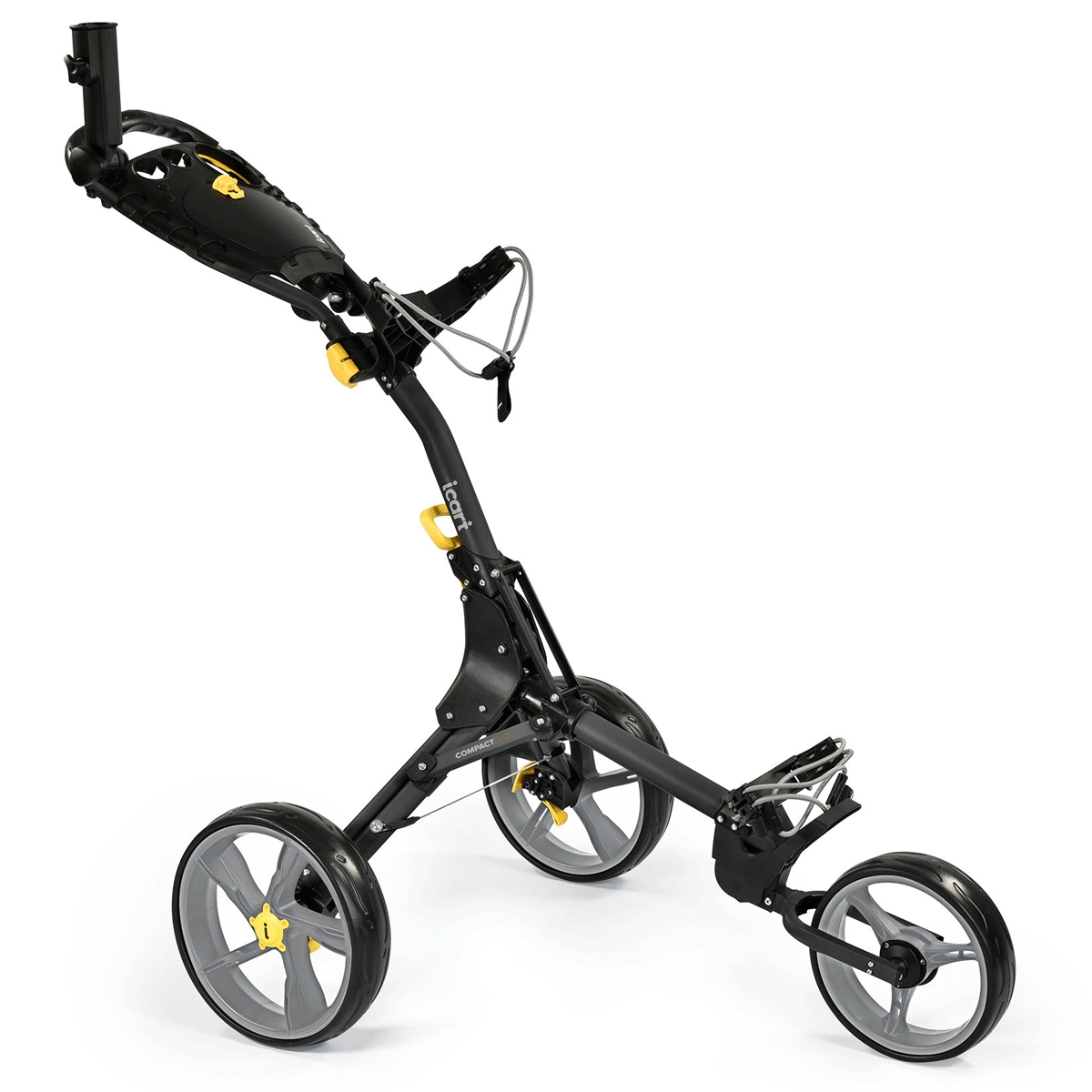 MASTERS iCART EVO 3 WHEELED GOLF TROLLEY / PUSH CART +FREE UMBRELLA