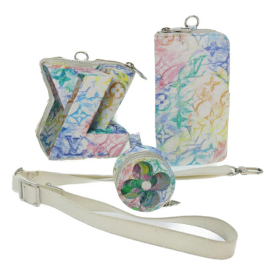 LOUIS VUITTON Monogram Pastel Colors LV Block Multicolor