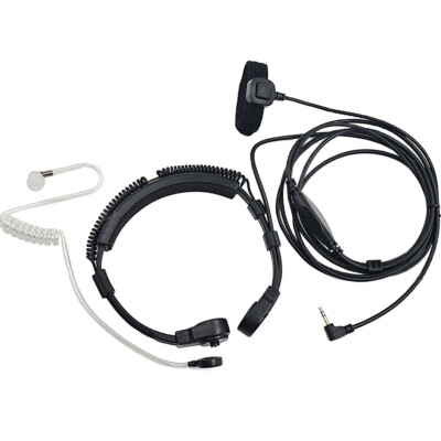 Throat Mic Earpiece Headset for Cobra Two Way Radio Walkie Talkie 1 Pin New