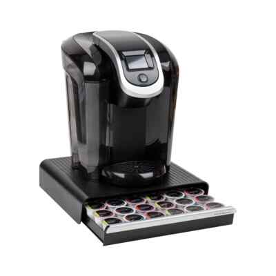 Mind Reader Single Serve Coffee Pod Drawer, Countertop Organizer,  Black