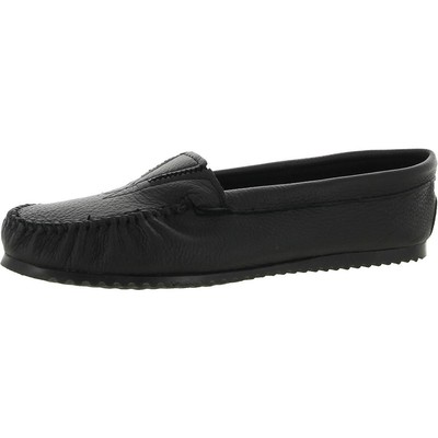 Женские повседневные мокасины черного цвета Minnetonka, 11 узкие (AA,N) BHFO 2391