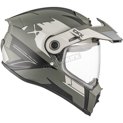 CKX Matte Gray/Black Atlas Scorpio Helmet - 514795