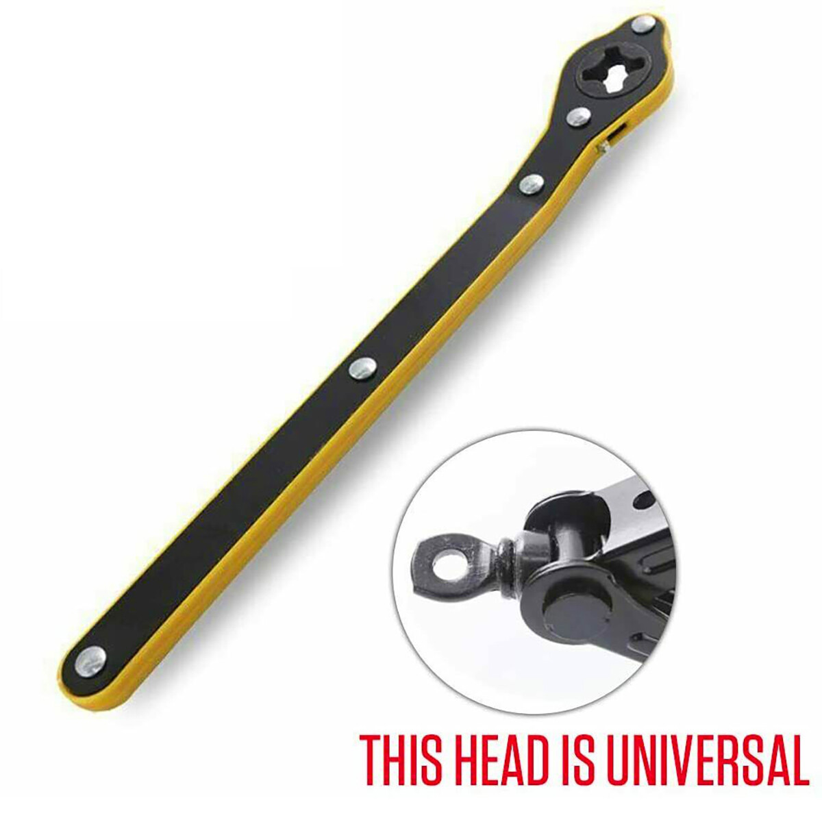 Labor-saving Car Scissor Jack Ratchet Wrench Tire Wheel Lug Handle Repair Tool U